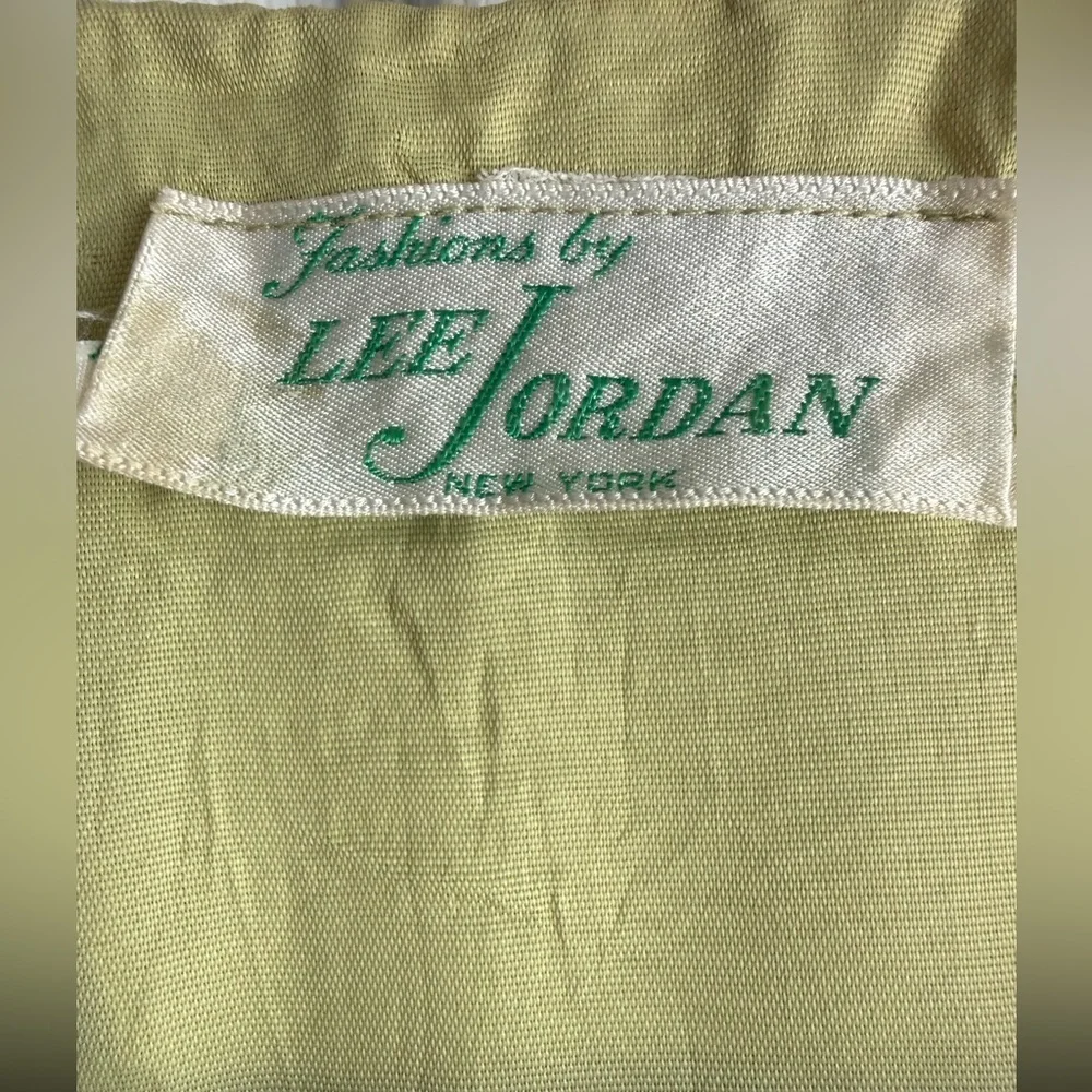 Vintage Lee Jordan Lace Crochet Jacket Blouse Sage Green Button Front Cottagecor